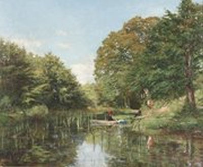Prachtvolle Teichpartie bei Chanélaz by Auguste Henri Berthoud - Auction record, sale price, and art valuation. Compare with similar artists and explore comparable artworks.