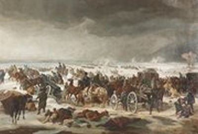 Rückzug der französischen Armee in Russland, November 1812