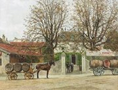 La rue de la Mairie aux Eaux-Vives