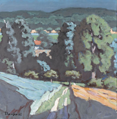 Sommerliche Landschaft bei Münchwiler
