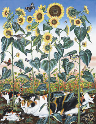 Mücka im Sonnenblumenfeld by Erich Staub - Auction record, sale price, and art valuation. Compare with similar artists and explore comparable artworks.