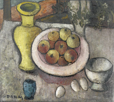 Stillleben mit gelber Vase by Helen Dahm - Auction record, sale price, and art valuation. Compare with similar artists and explore comparable artworks.
