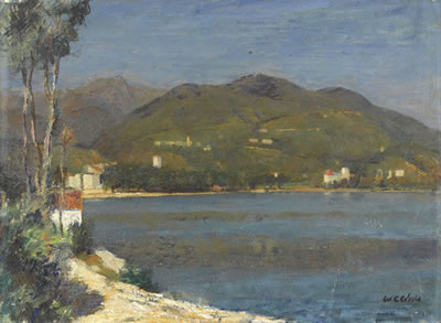Landschaft am Luganersee