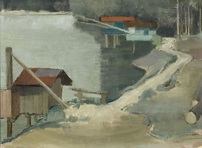 Sample artwork by Fritz Ryser (1910 - 1990), known for painting - View similar artists and auction records