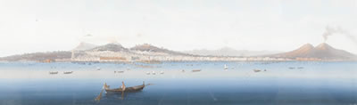 Sample artwork by Augusto Corelli (1853 - 1910), known for coastal and landscape painting; watercolor - View similar artists and auction records