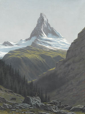 Alpweide mit dem Matterhorn