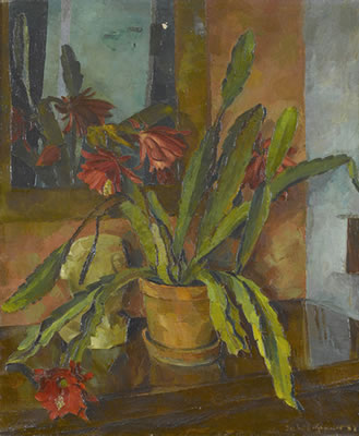 Stillleben mit blühendem Kaktus by Jakob Gubler - Auction record, sale price, and art valuation. Compare with similar artists and explore comparable artworks.