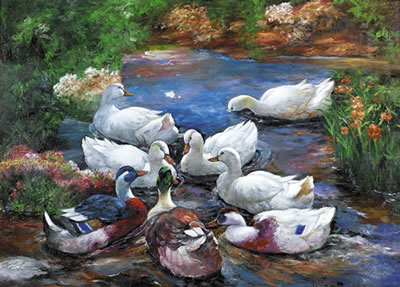 Sample artwork by Adolf Lohmann (Born 1928), known for painting - View similar artists and auction records