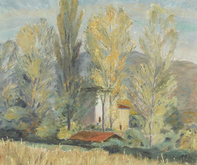 Tessiner Weiler bei einem Hain by Giuseppe Soldati - Auction record, sale price, and art valuation. Compare with similar artists and explore comparable artworks.