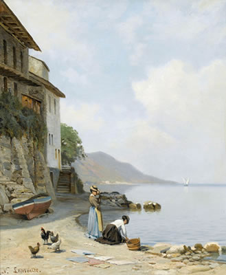 Sample artwork by Nathanael Lemaitre (1831 - 1897), known for painting - View similar artists and auction records
