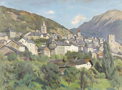 Ansicht von Leuk-Stadt
