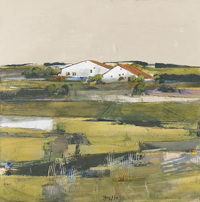 Jurassische Feldlandschaft mit einem Weiler by Bodo Stauffer - Auction record, sale price, and art valuation. Compare with similar artists and explore comparable artworks.