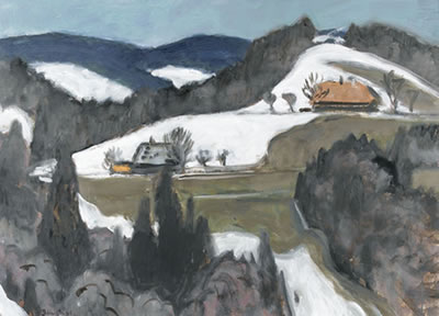 Hügelige Vorfrühlingslandschaft im Emmental by Fred Stauffer - Auction record, sale price, and art valuation. Compare with similar artists and explore comparable artworks.