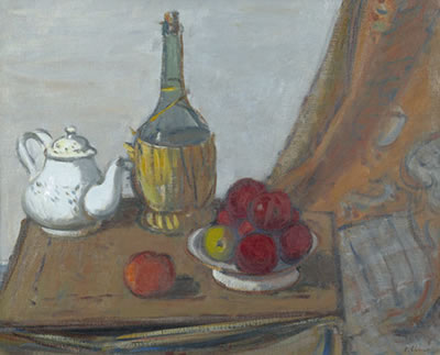 Nature morte à la fiasque by Charles Louis Auguste Chinet - Auction record, sale price, and art valuation. Compare with similar artists and explore comparable artworks.