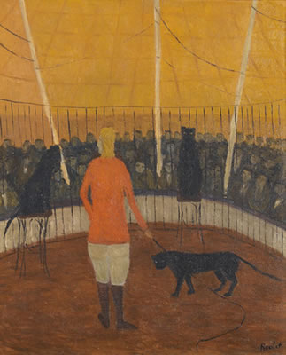 Sample artwork by Henry Roulet (1915 - 1995), known for painting - View similar artists and auction records
