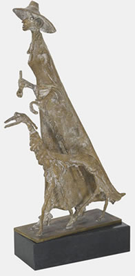Louise Elisabeth de Meuron mit Windhund