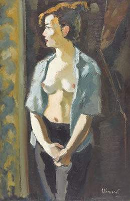 Sample artwork by Charles Clement (1889 - 1972), known for abstract landscape painting - View similar artists and auction records