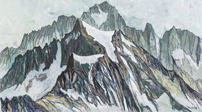 Das Pelvoux-Massiv im Nationalpark Ecrins.