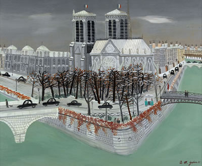 Sample artwork by Armand Marie Guerin (1913 - 1983), known for french scenes, street and landmark painting - View similar artists and auction records