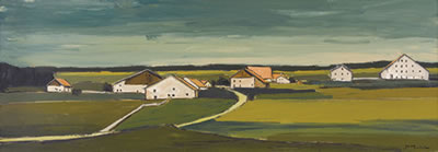 Landschaft im Jura.