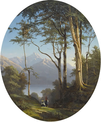 Waldlichtung am Thunersee