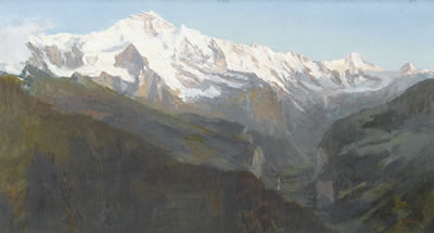 Lauterbrunnental mit Jungfrau-Massiv