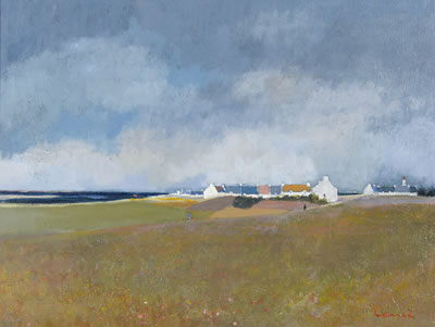 "Village de pêcheurs (Bretagne)" by Alphonse Lanoe - Auction record, sale price, and art valuation. Compare with similar artists and explore comparable artworks.