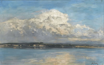 Wolken über dem Neuenburgersee.
