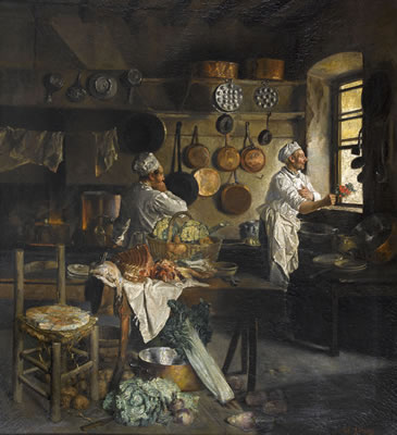 "Le Cuisinier Galant". by François Adolphe Grison - Auction record, sale price, and art valuation. Compare with similar artists and explore comparable artworks.