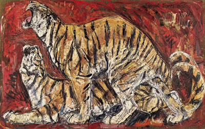 Bengal Tigers Mating