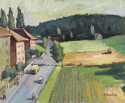 Sommerliche Feldpartie am Stadtrand by Fernand Riard - Auction record, sale price, and art valuation. Compare with similar artists and explore comparable artworks.
