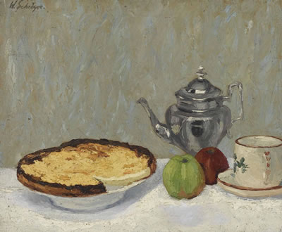 Stillleben mit Kuchen
