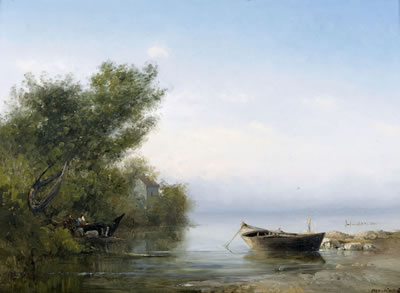 Sample artwork by Andre Maglione (1838 - 1923), known for painting - View similar artists and auction records