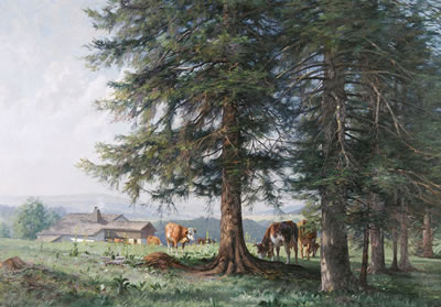 "Paturage boisé à la lisière de la forêt de La Joux-Perret". by Edouard Jeanmaire - Auction record, sale price, and art valuation. Compare with similar artists and explore comparable artworks.