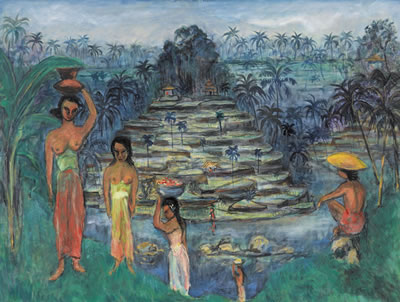 Balinesische Uferpartie mit Frauen. by Albert Christen - Auction record, sale price, and art valuation. Compare with similar artists and explore comparable artworks.