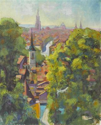 "Bern (vom Rosengarten aus)".