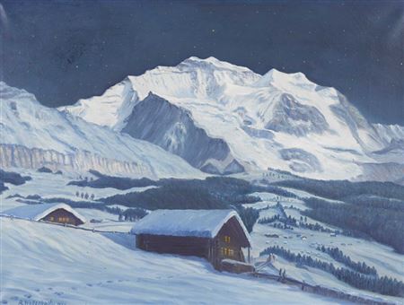 Sample artwork by Adolf Wyttenbach-Brand (1875 - 1954), known for painting - View similar artists and auction records