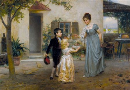 Muttertag by Johann Friedrich Engel - Auction record, sale price, and art valuation. Compare with similar artists and explore comparable artworks.