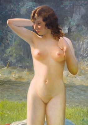"Sommerlust I". by Hans Hassenteufel - Auction record, sale price, and art valuation. Compare with similar artists and explore comparable artworks.