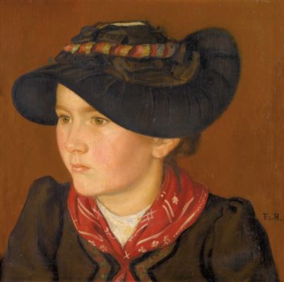Porträt einer jungen Walliserin. by Francois De Ribeaupierre - Auction record, sale price, and art valuation. Compare with similar artists and explore comparable artworks.