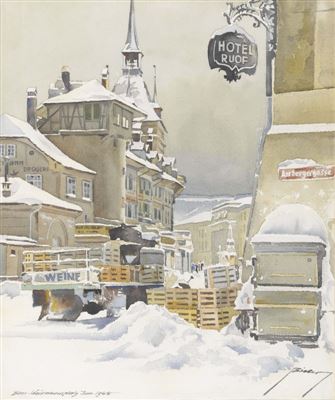 Sample artwork by Armin Bieber (1892 - 1970), known for painting - View similar artists and auction records