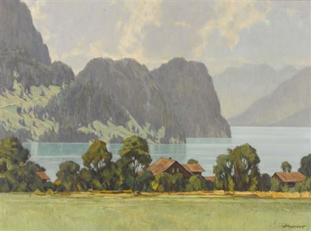 Sample artwork by Willi Monnier (1909 - 1981), known for painting - View similar artists and auction records