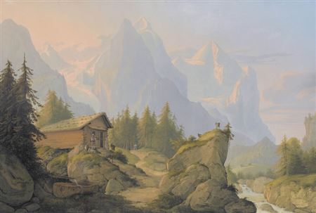 Sample artwork by Konrad Corradi (1813 - 1878), known for painting - View similar artists and auction records