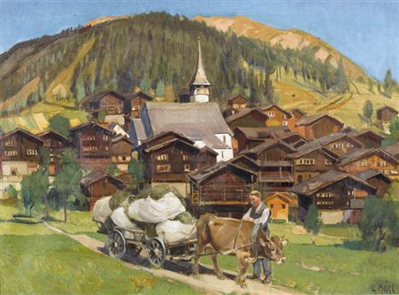 Grimentz im Val d'Anniviers.