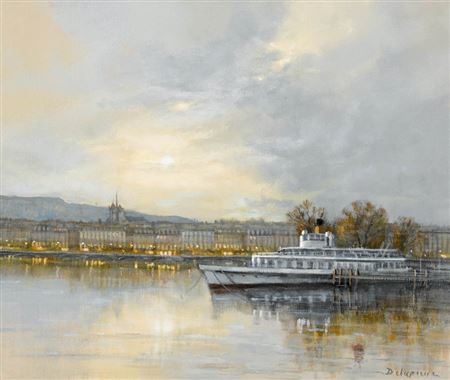 "Le soir sur la Rade".
