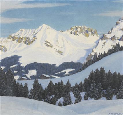 Sample artwork by Arnold Hans Daepp (1886 - 1949), known for painting - View similar artists and auction records