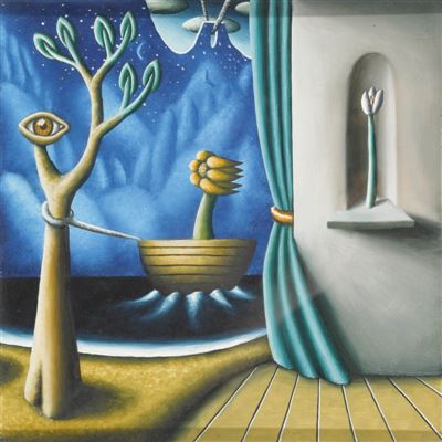 "The alcove, the boat and the tree".