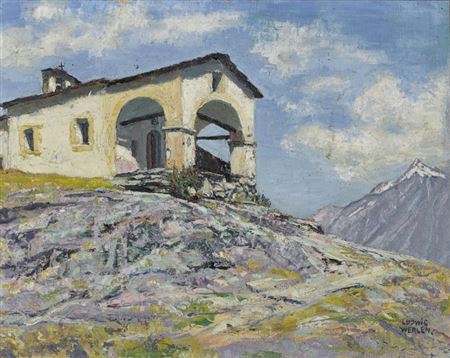 Kapelle im Weiler Blatten ob Zermatt.