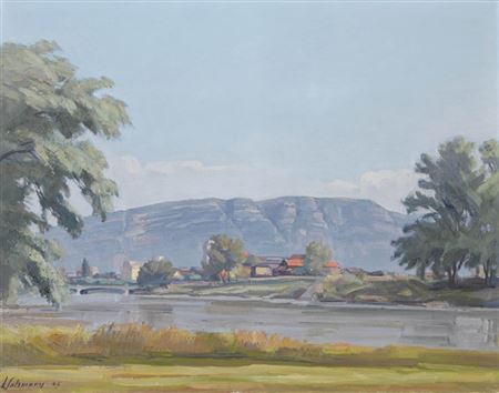 L'Arve et Mont Salève. by Louis Henri Salzmann - Auction record, sale price, and art valuation. Compare with similar artists and explore comparable artworks.