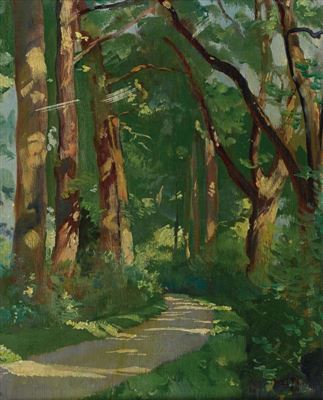 "Eichenallee" by Jakob Albert Welti - Auction record, sale price, and art valuation. Compare with similar artists and explore comparable artworks.